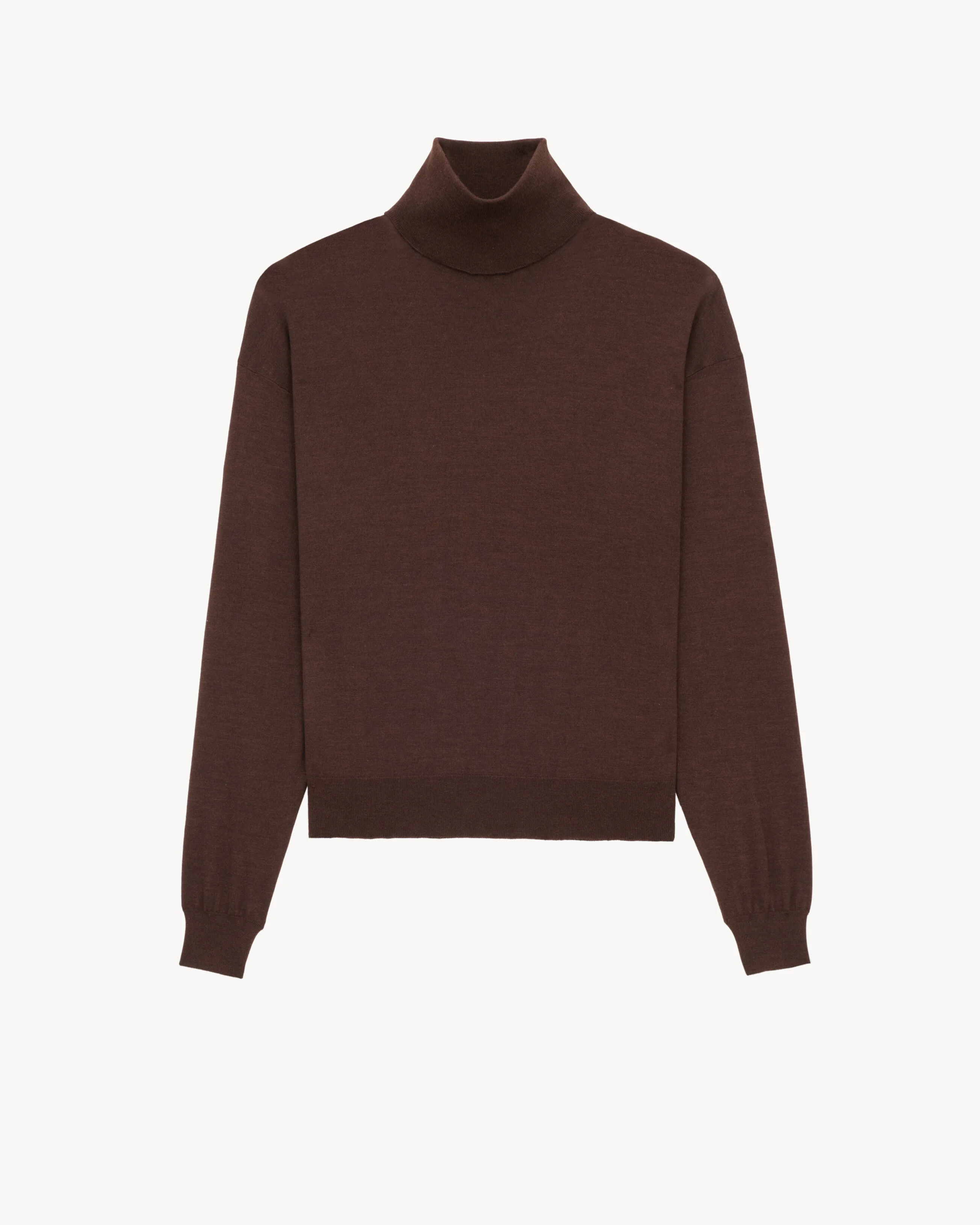 TURTLENECK SWEATER IN CASHMERE, WOOL, AND SILK - 1