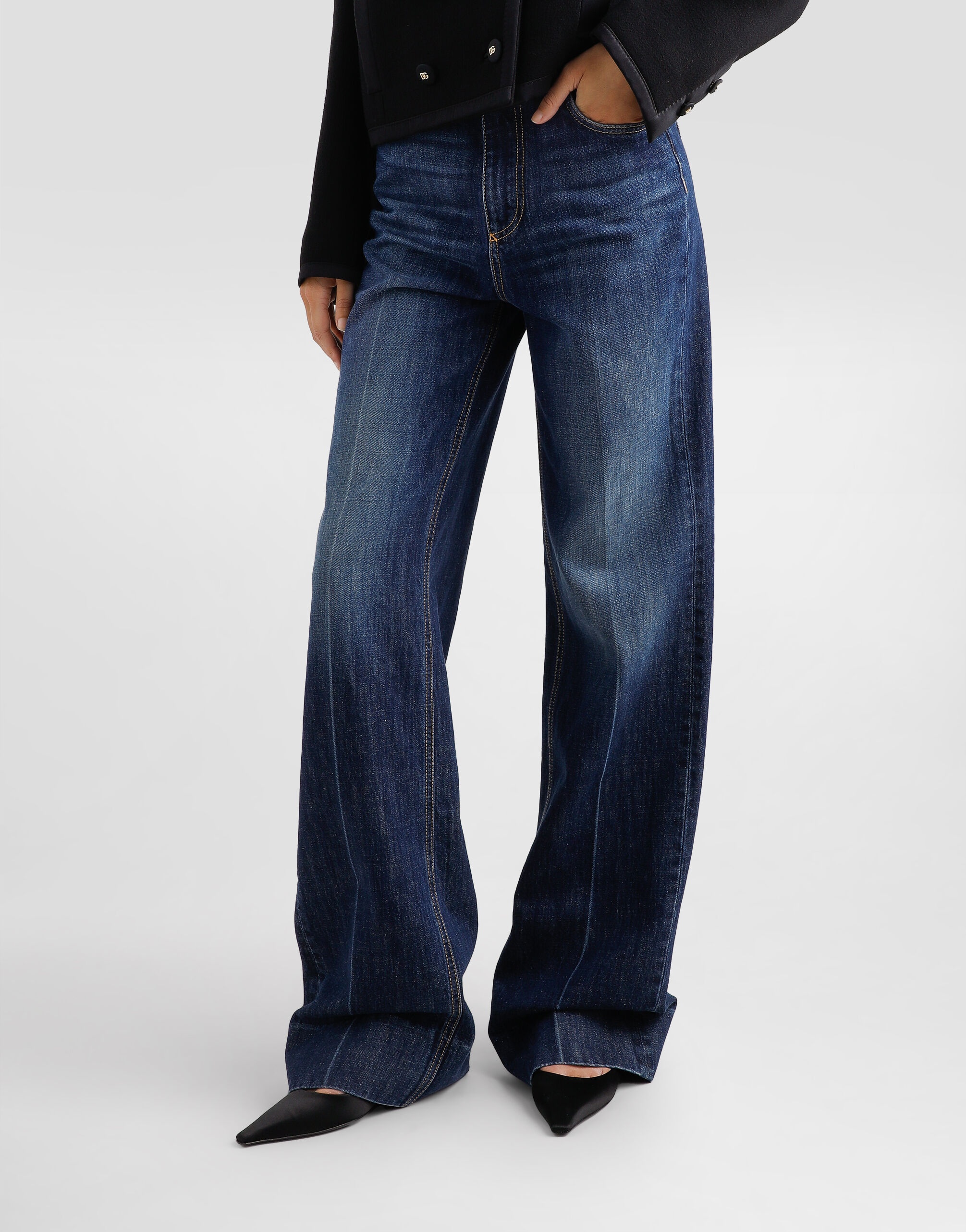 Denim cigarette jeans - 4