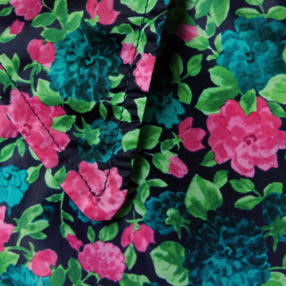Floral print nylon coat - 7