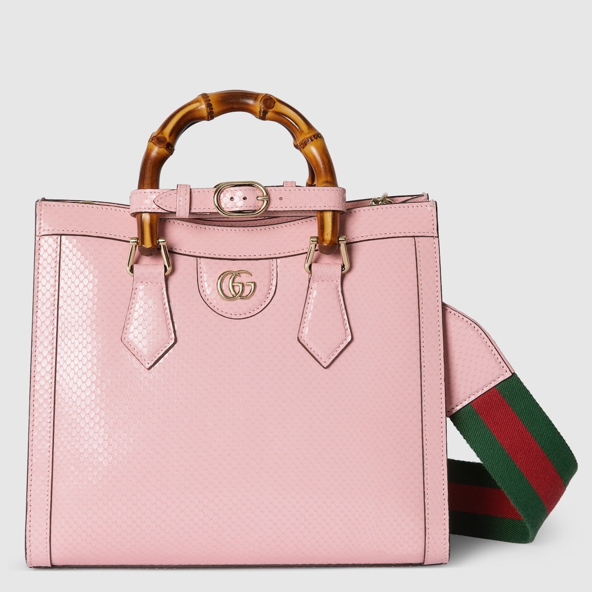 Gucci Diana small python tote bag 5