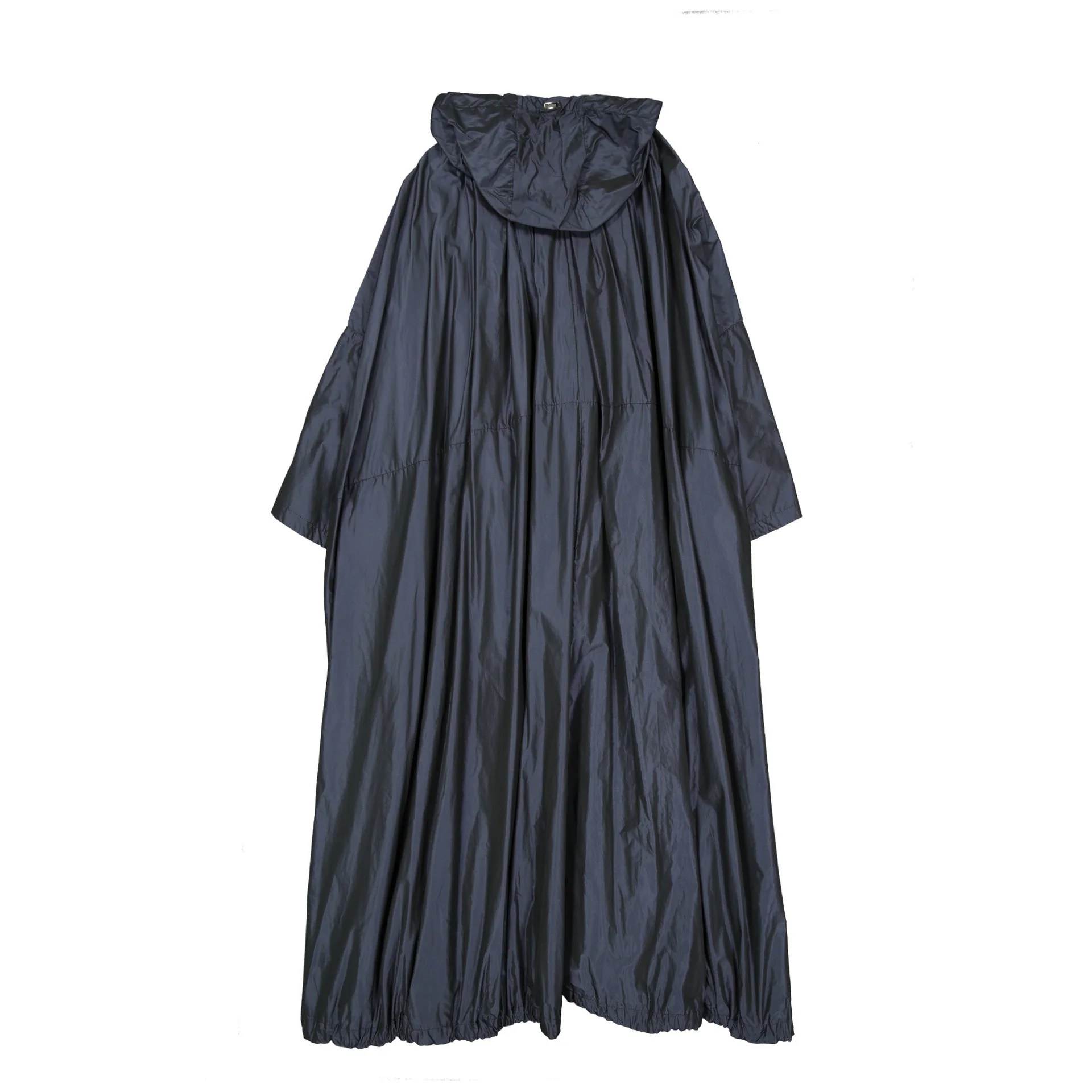 Herno Oversized Hooded Coat Blue Polyester - 1