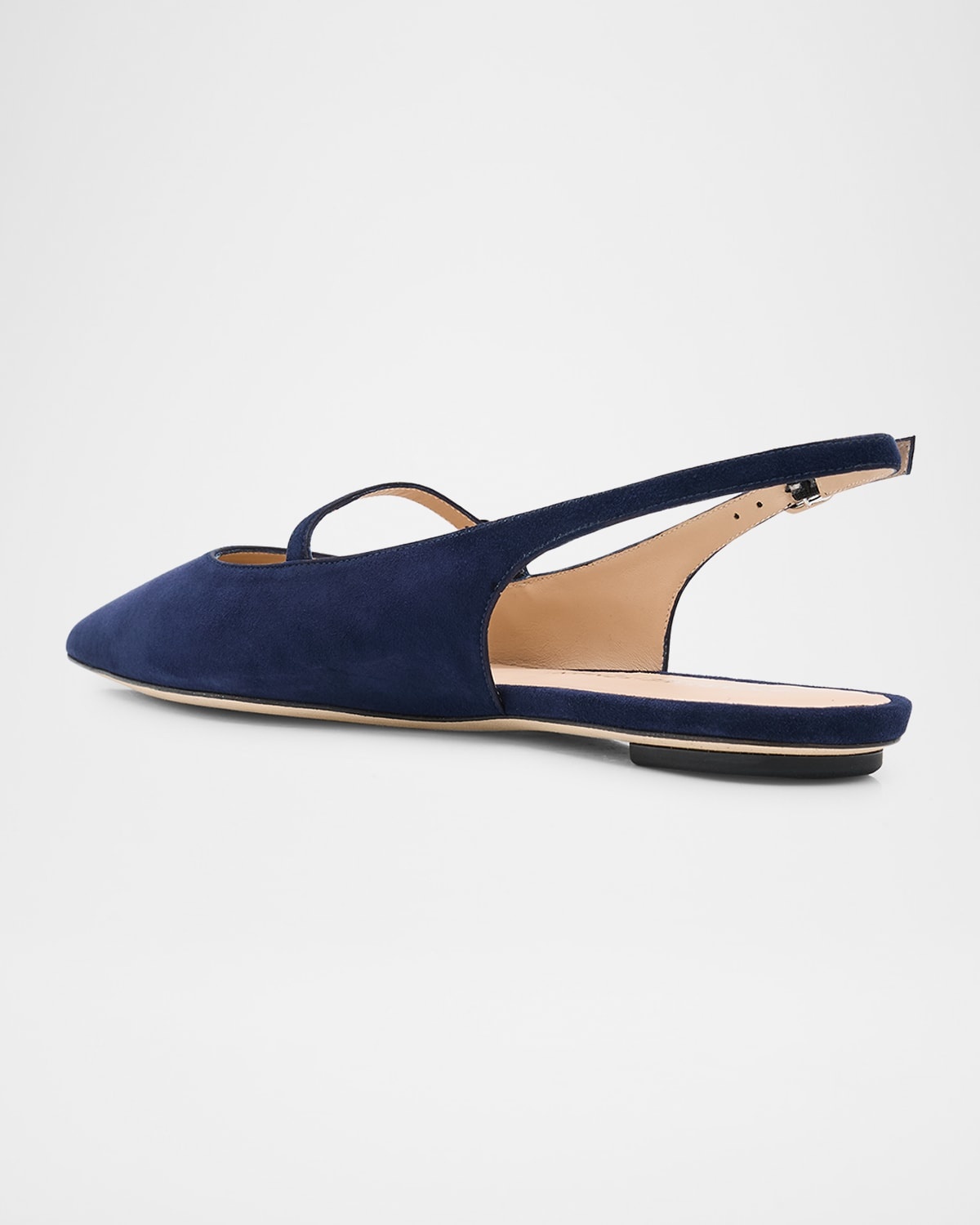 Emilia Suede Mary Jane Slingback Ballerina Flats - 4