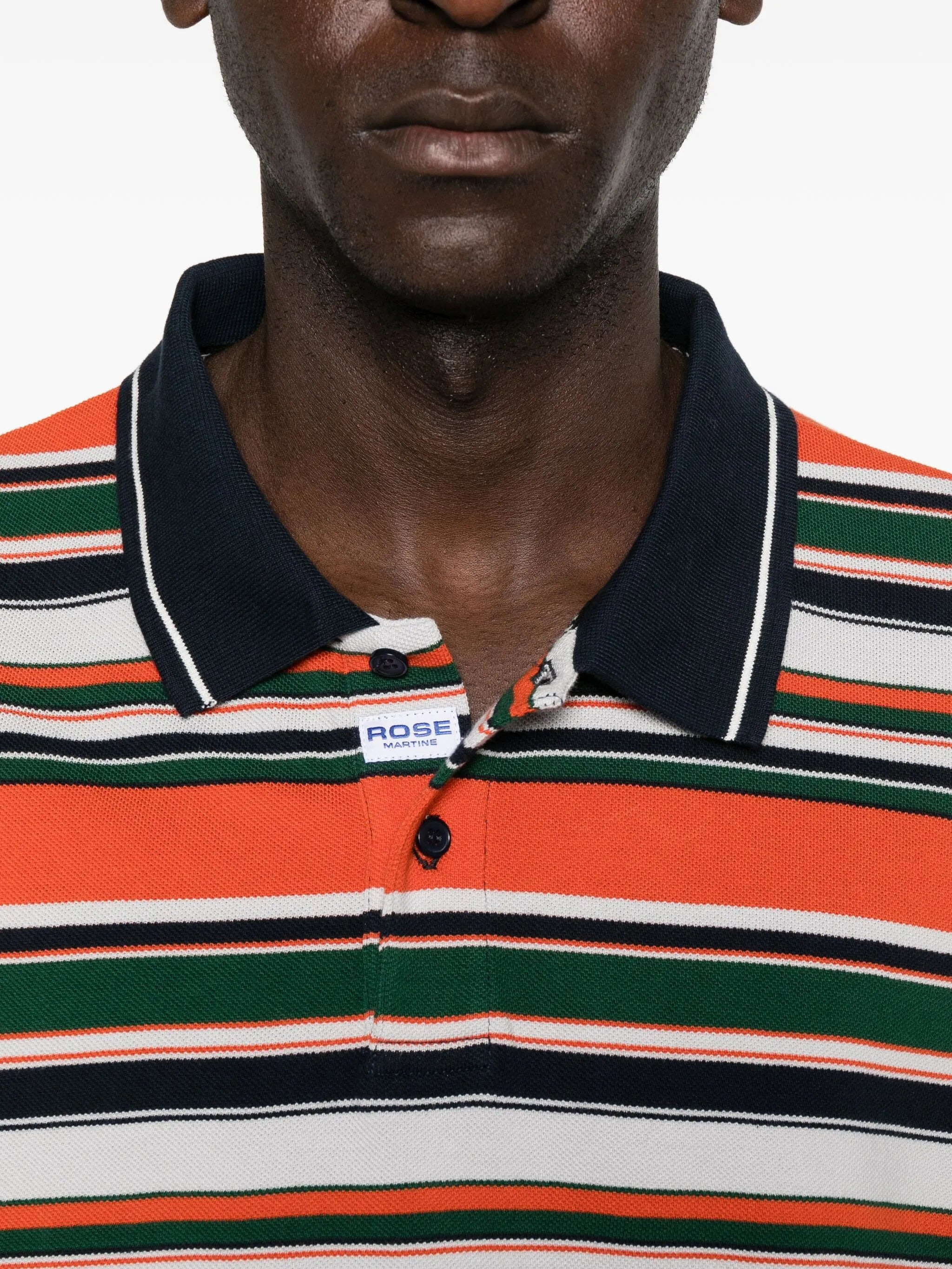 stripe logo polo shirt - 4