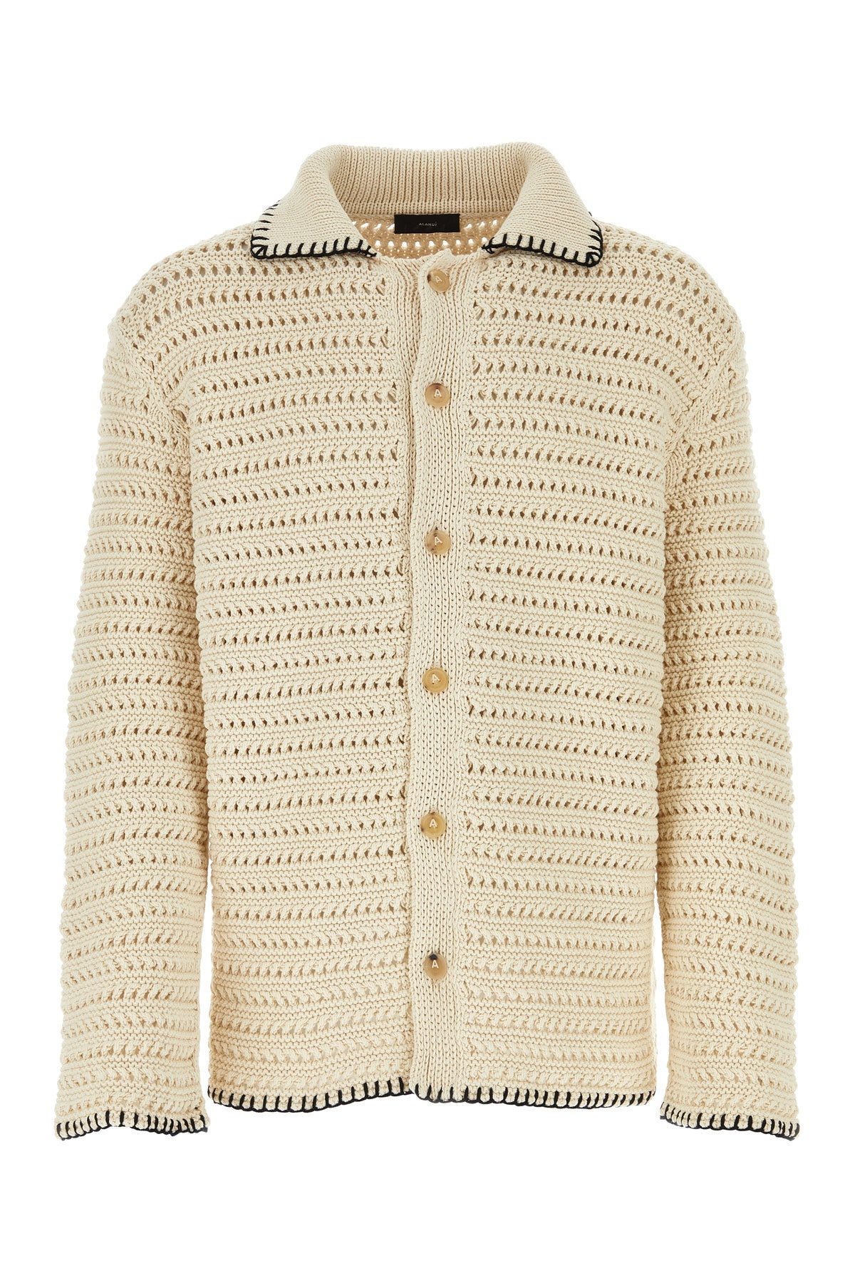 Sand crochet shirt - 1