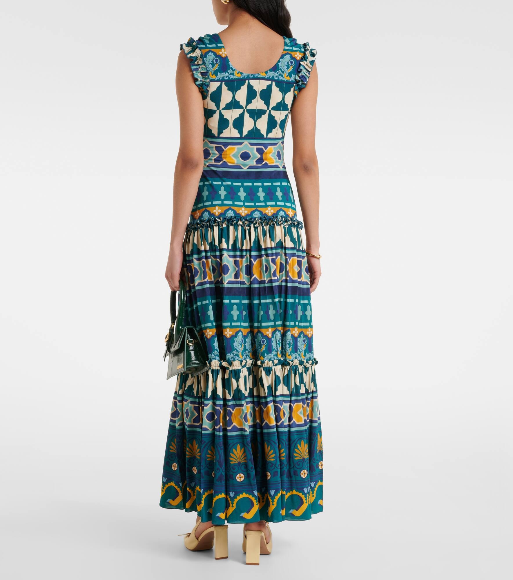 Pimento printed cotton-blend maxi dress - 3