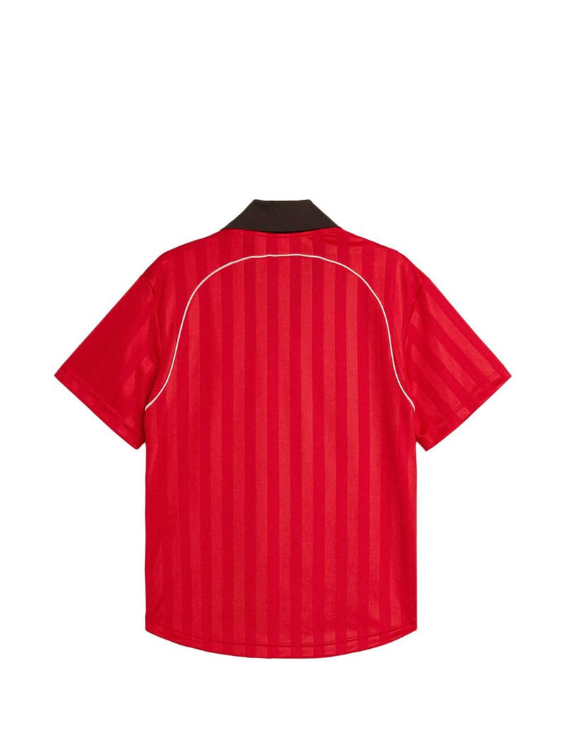 WALES BONNER x Adidas striped V-neck T-shirt outlook