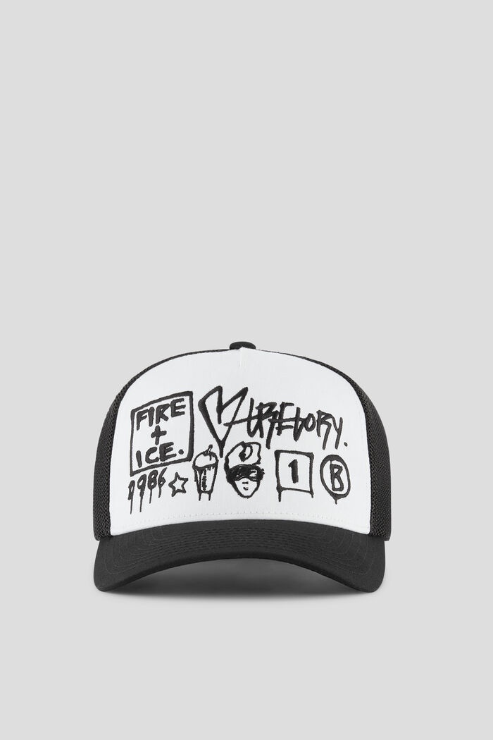 Skyler Cap in Black/White - 2