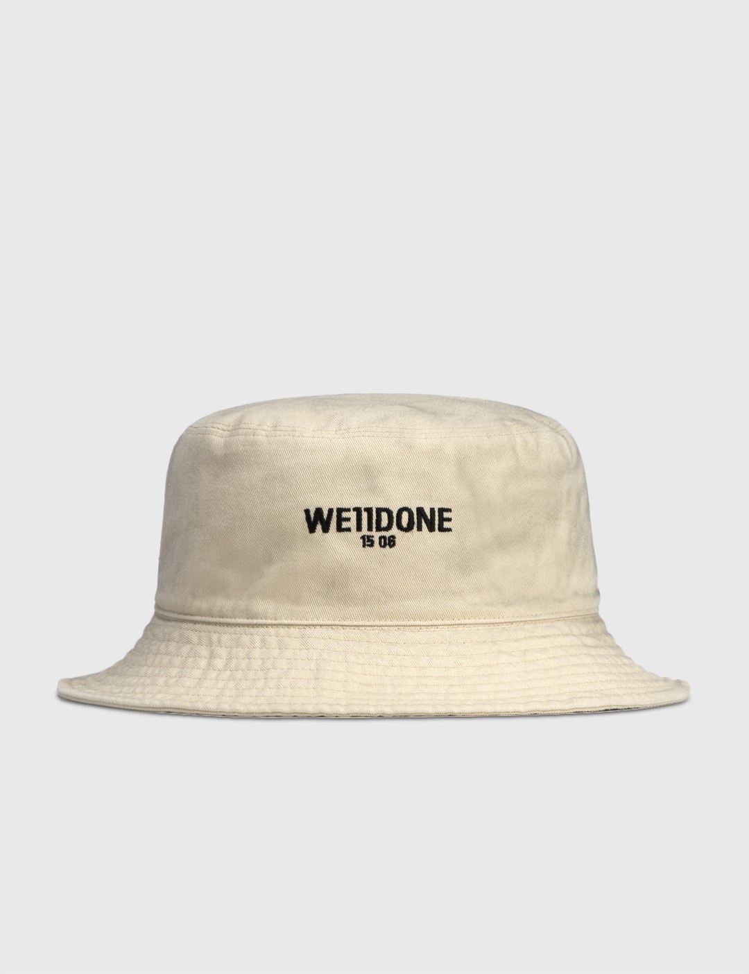 1506 LOGO WASHED BUCKET HAT - 1