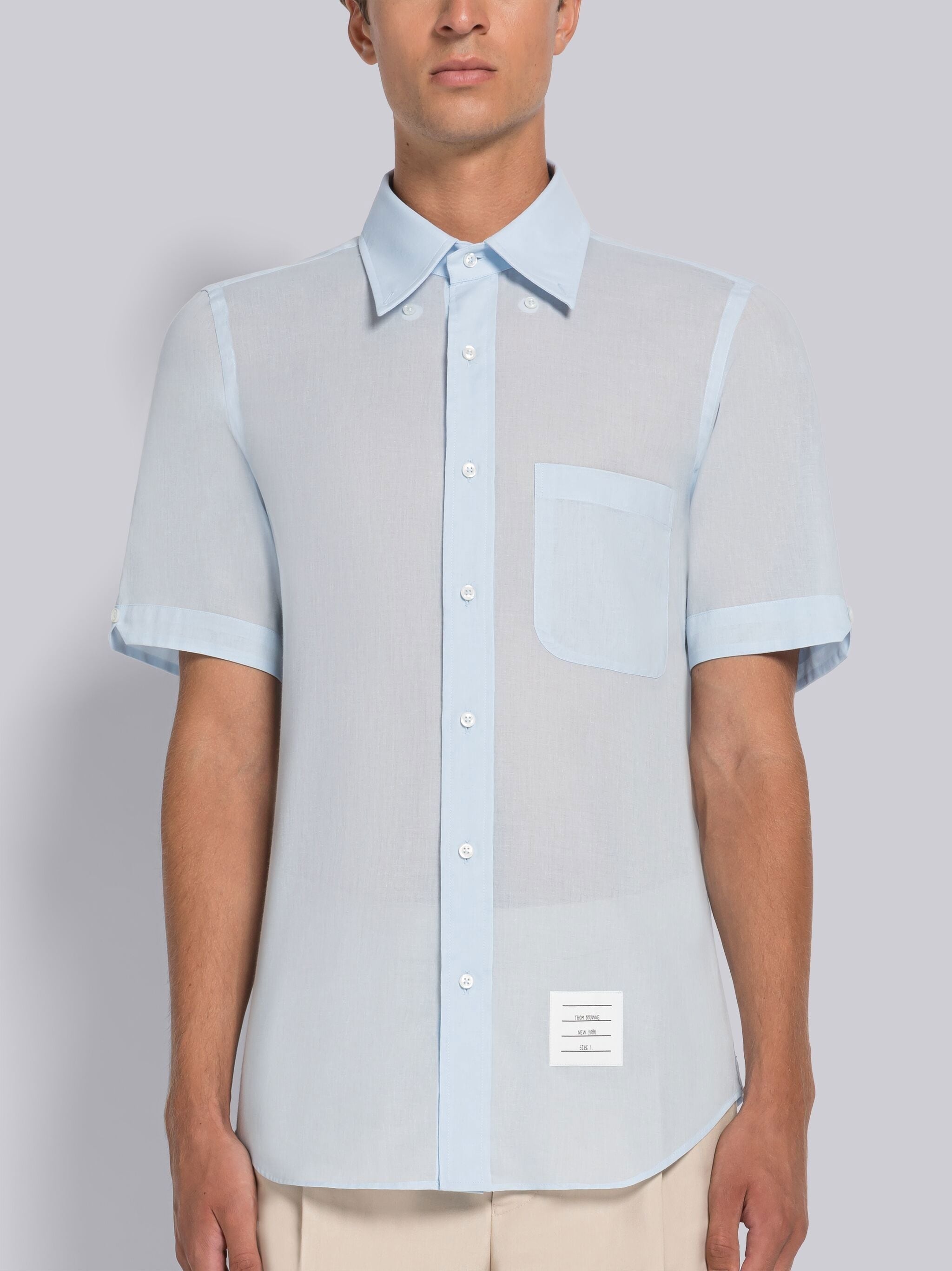 Cotton Voile Short Sleeve Shirt - 3