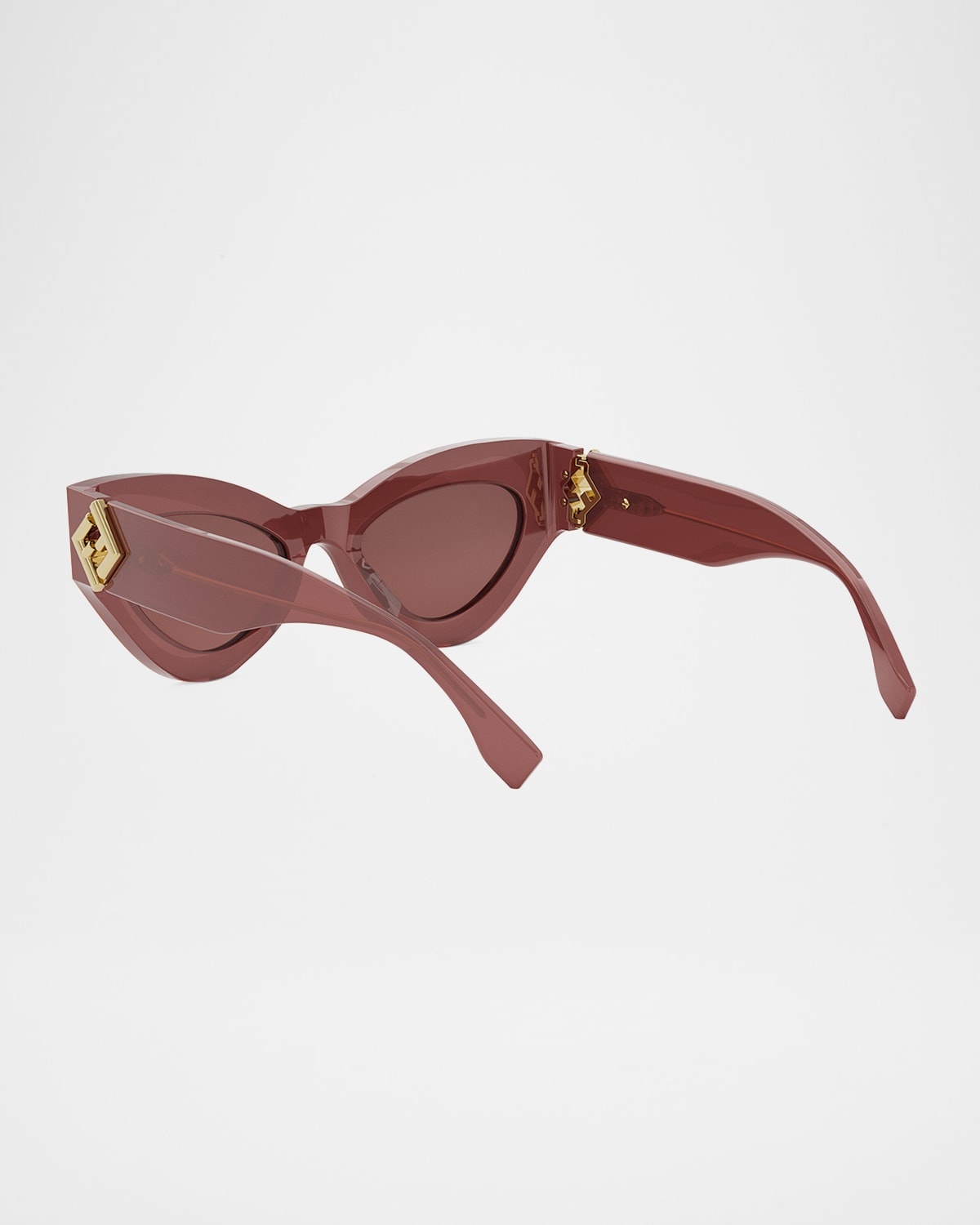 FF Diamond Logo Acetate Cat-Eye Sunglasses - 2