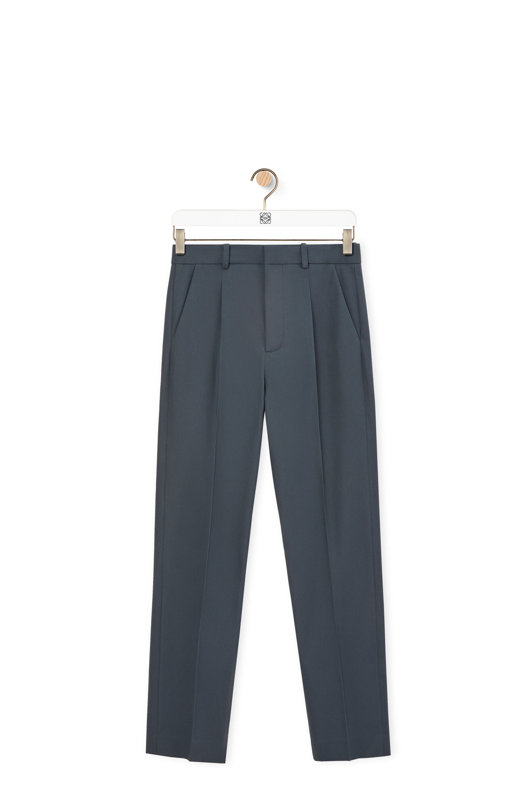 Tapered chino trousers in cotton - 1