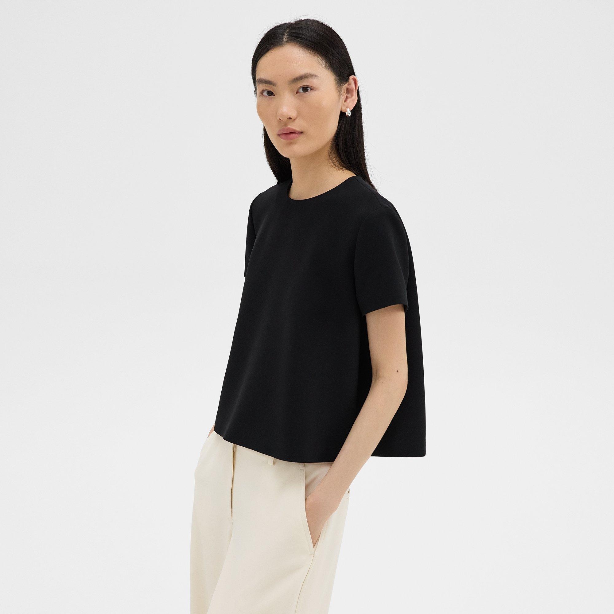 A-Line Top in Admiral Crepe - 2