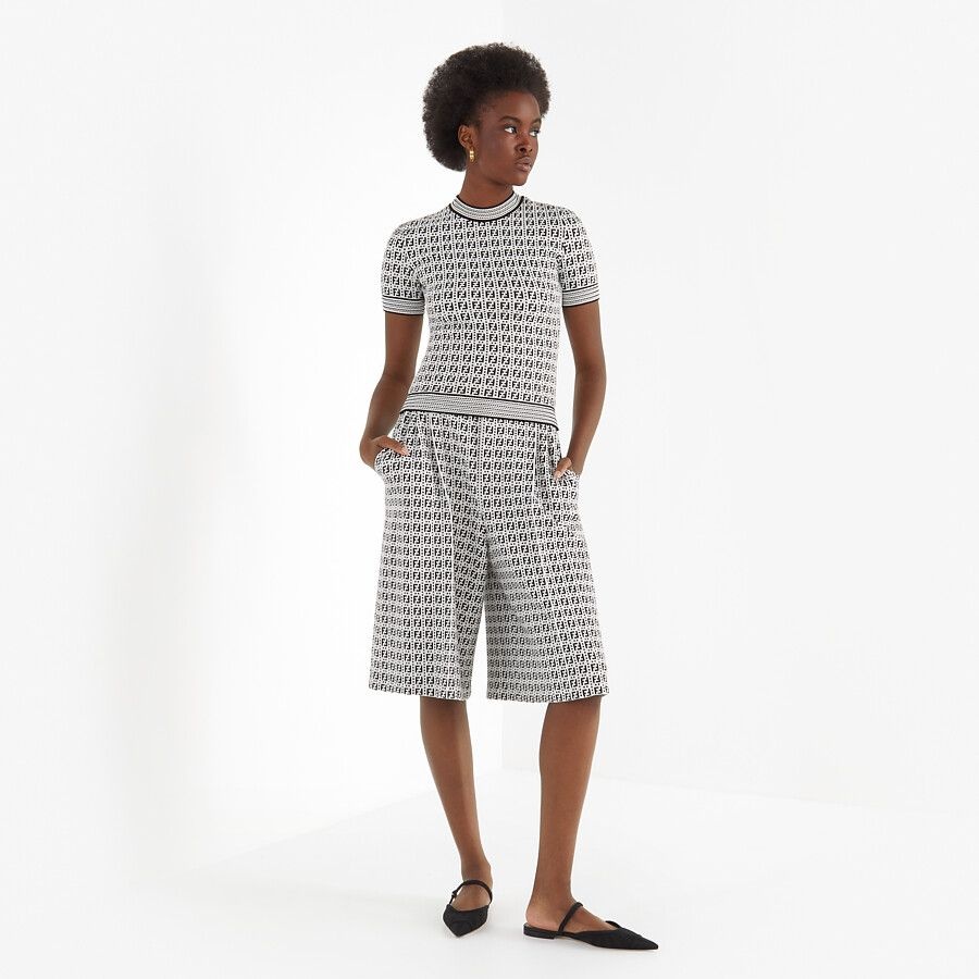 Black micromesh sabots - 5
