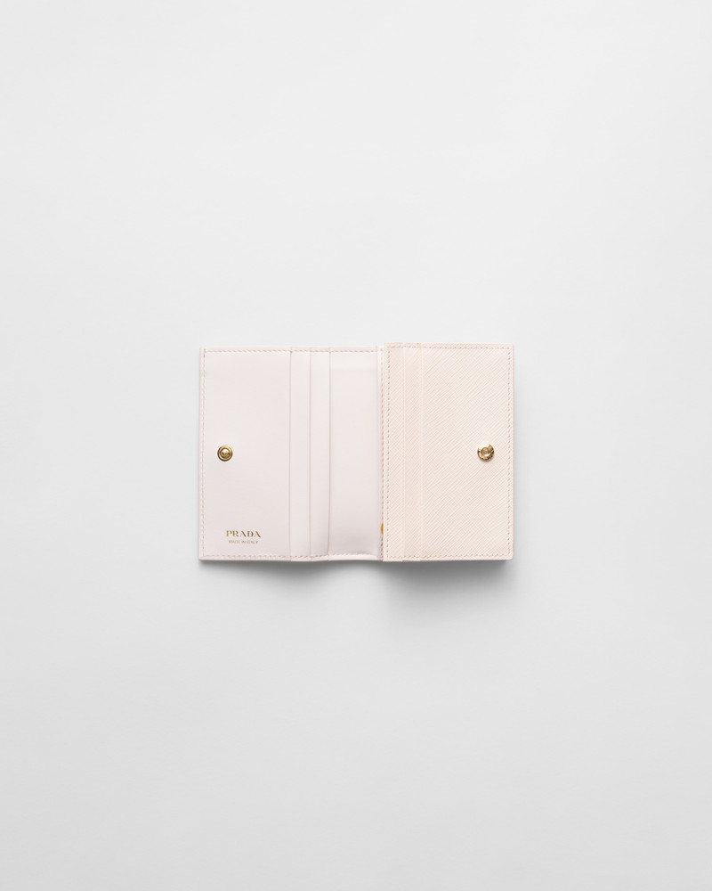 Prada Small printed Saffiano leather wallet outlook