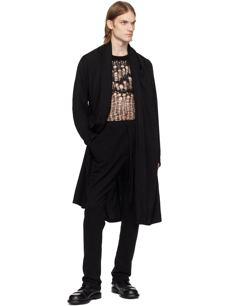 Julius Black Robe Shirt Cardigan outlook