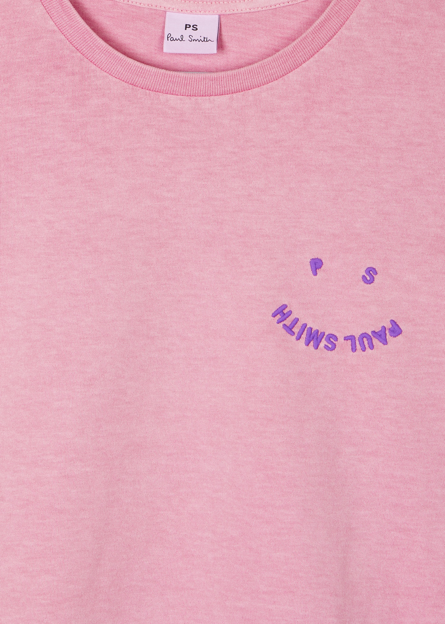 Women's Mauve 'Happy' T-Shirt - 2