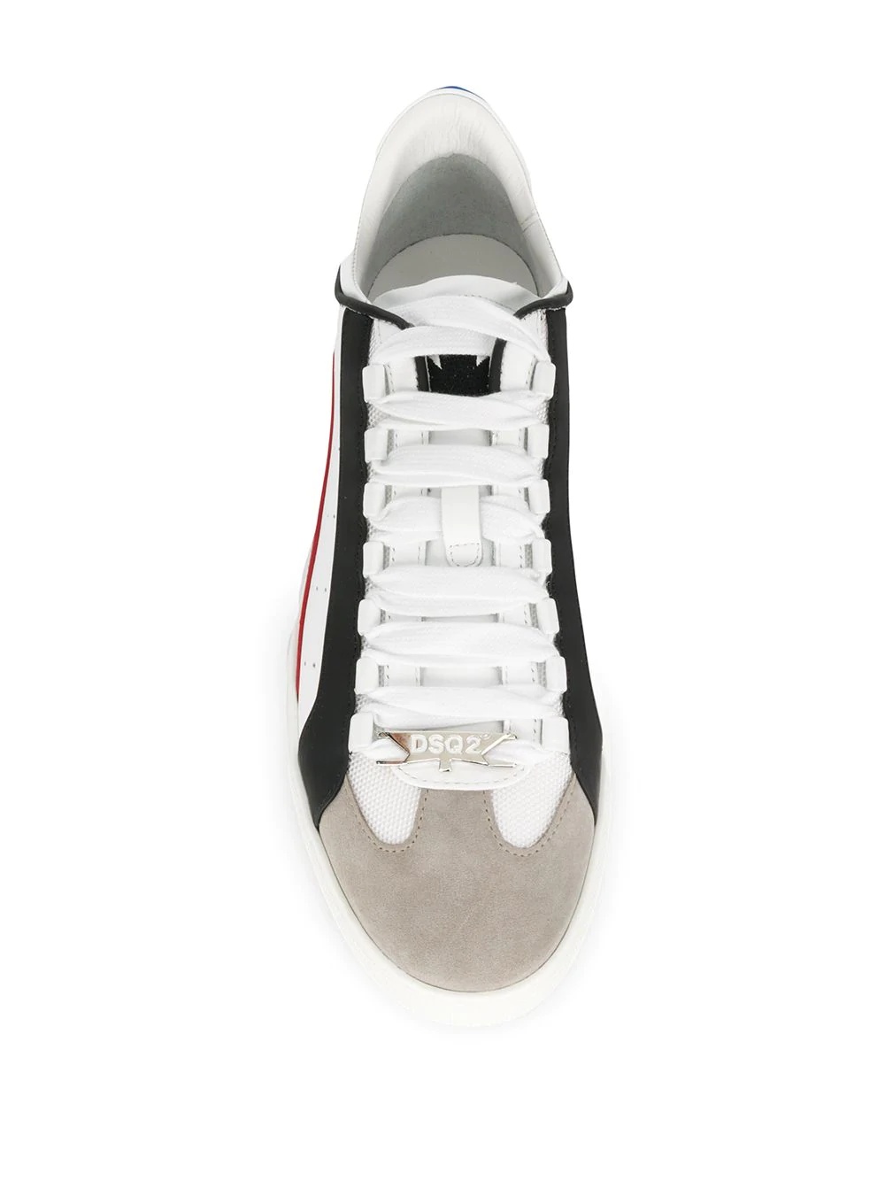 colour-block panelled sneakers - 4