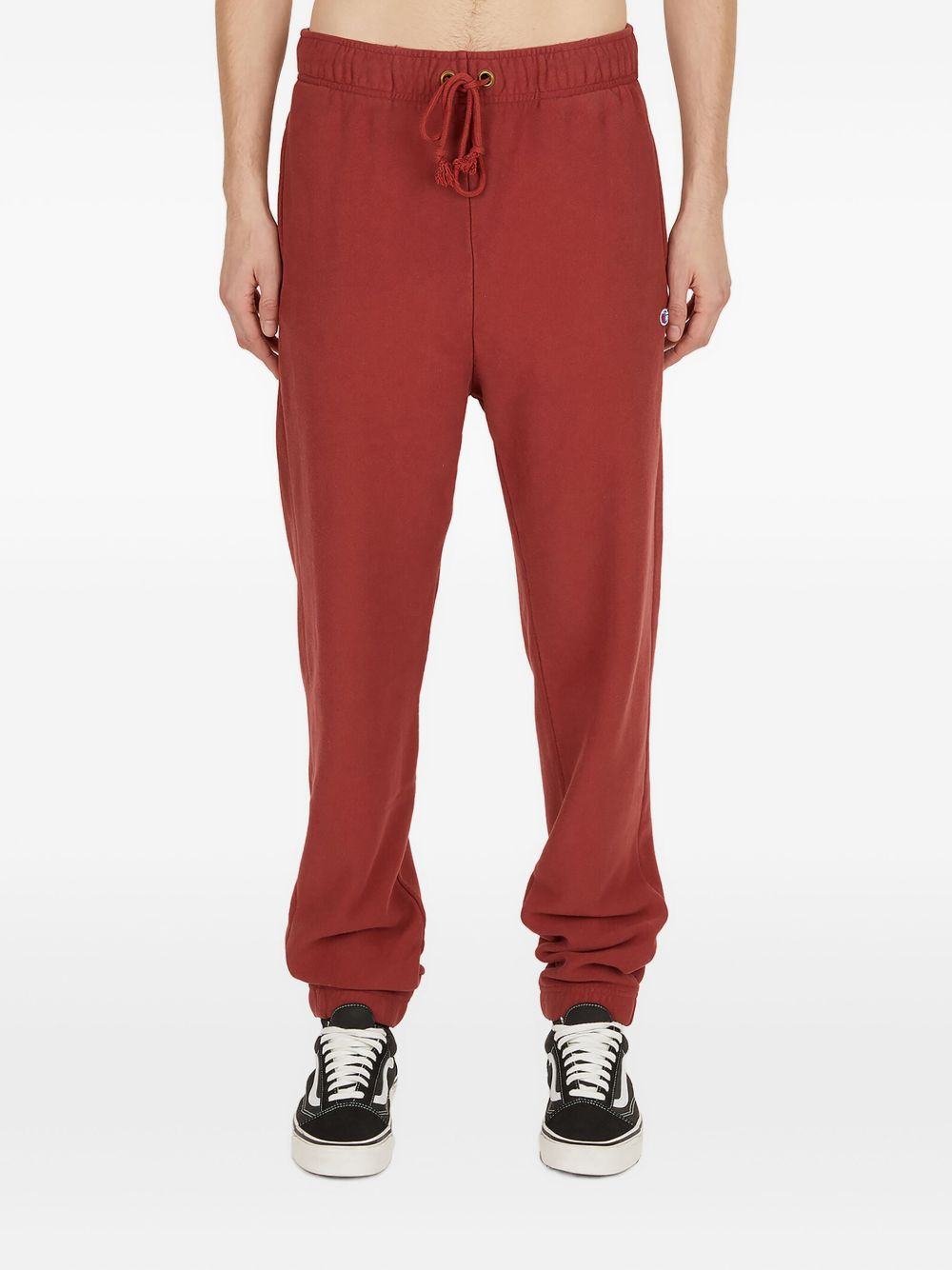 drawstring track pants - 1