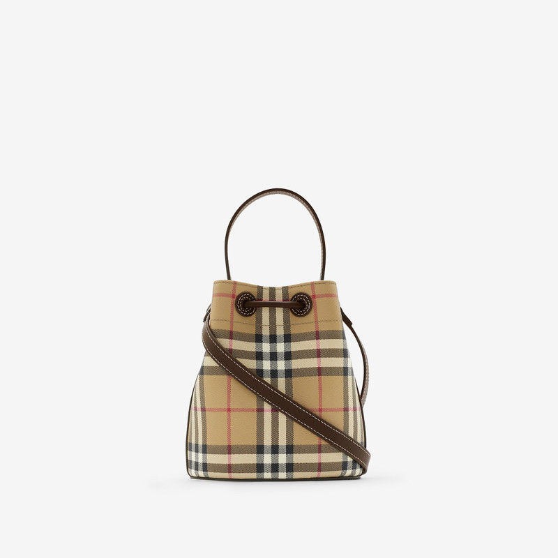 Burberry Mini Check Bucket Bag outlook