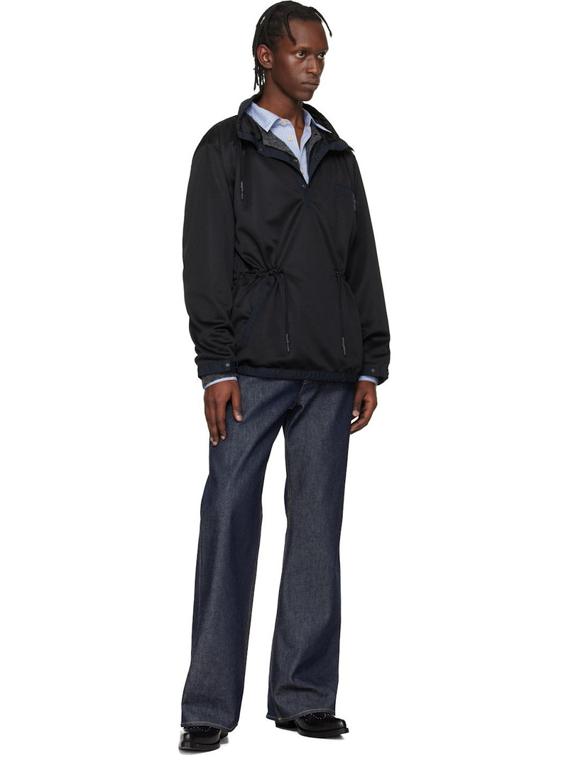 TOGA VIRILIS Black Jersey Pullover Jacket outlook