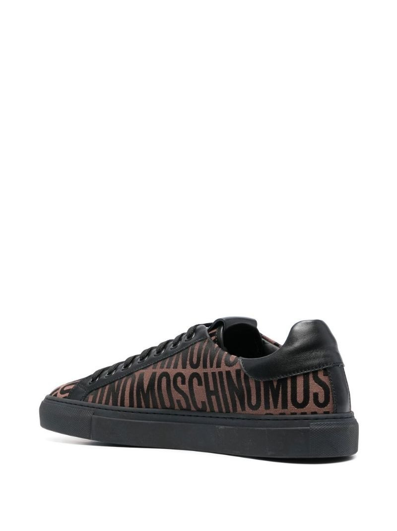 logo-jacquard low-top sneakers 3