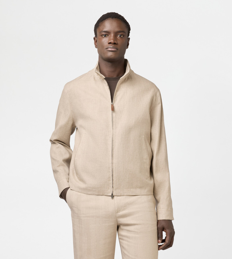 Tod's JACKET IN LINEN - BEIGE outlook