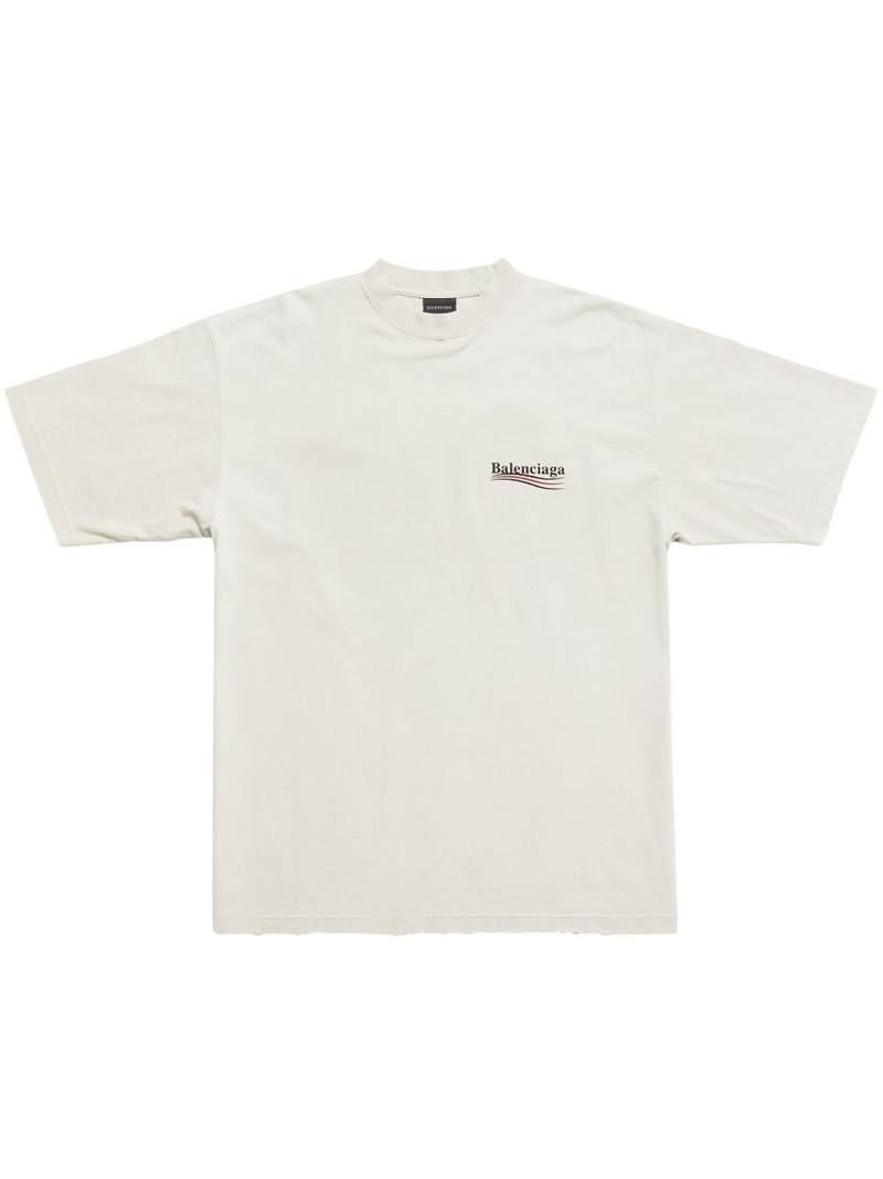 Political Campaign logo-print T-shirt - 1