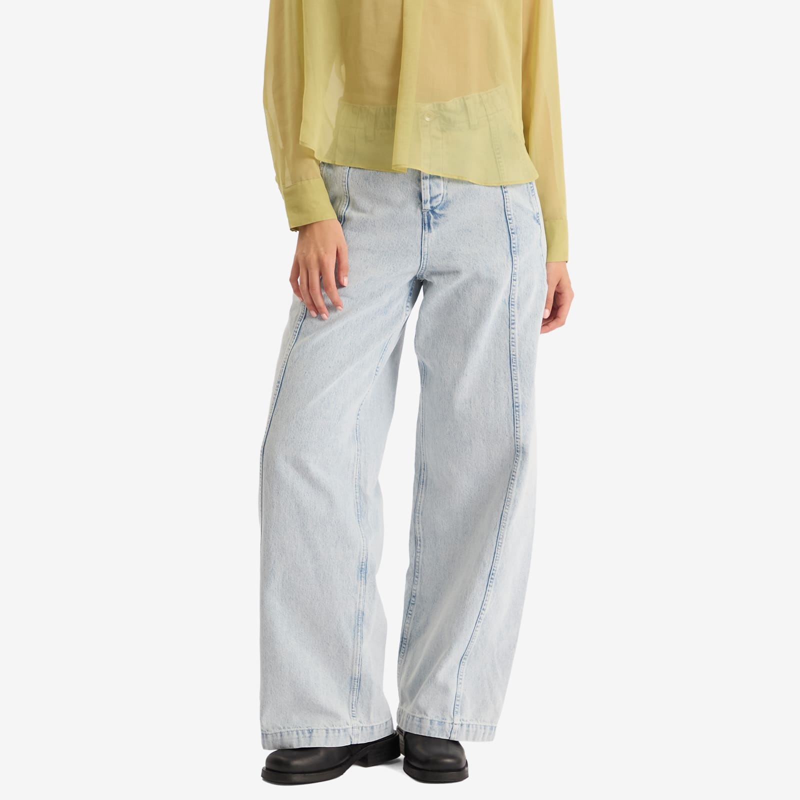YMC Displaced Seam Jeans - 2