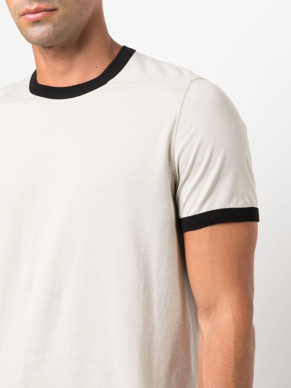 Banded contrast-trimmed T-shirt - 5