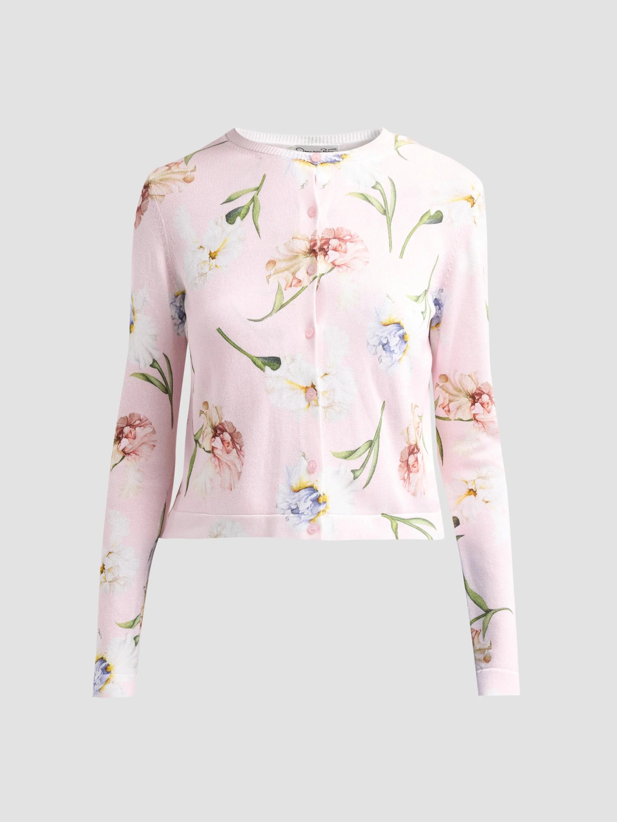 Women's Printed Twinset Cardigan - Blossom Multi - 1