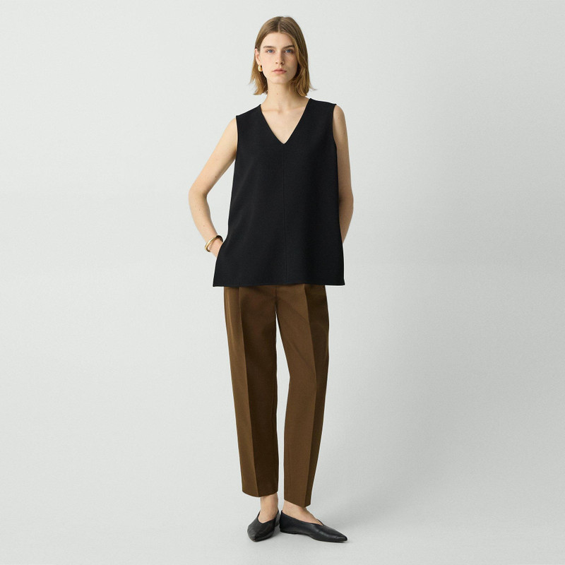 Tapered High-Rise Pant in Wool-Blend 2