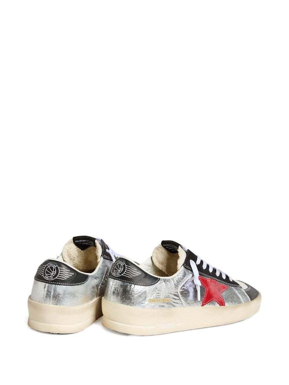 Super Star metallic leather sneakers - 4