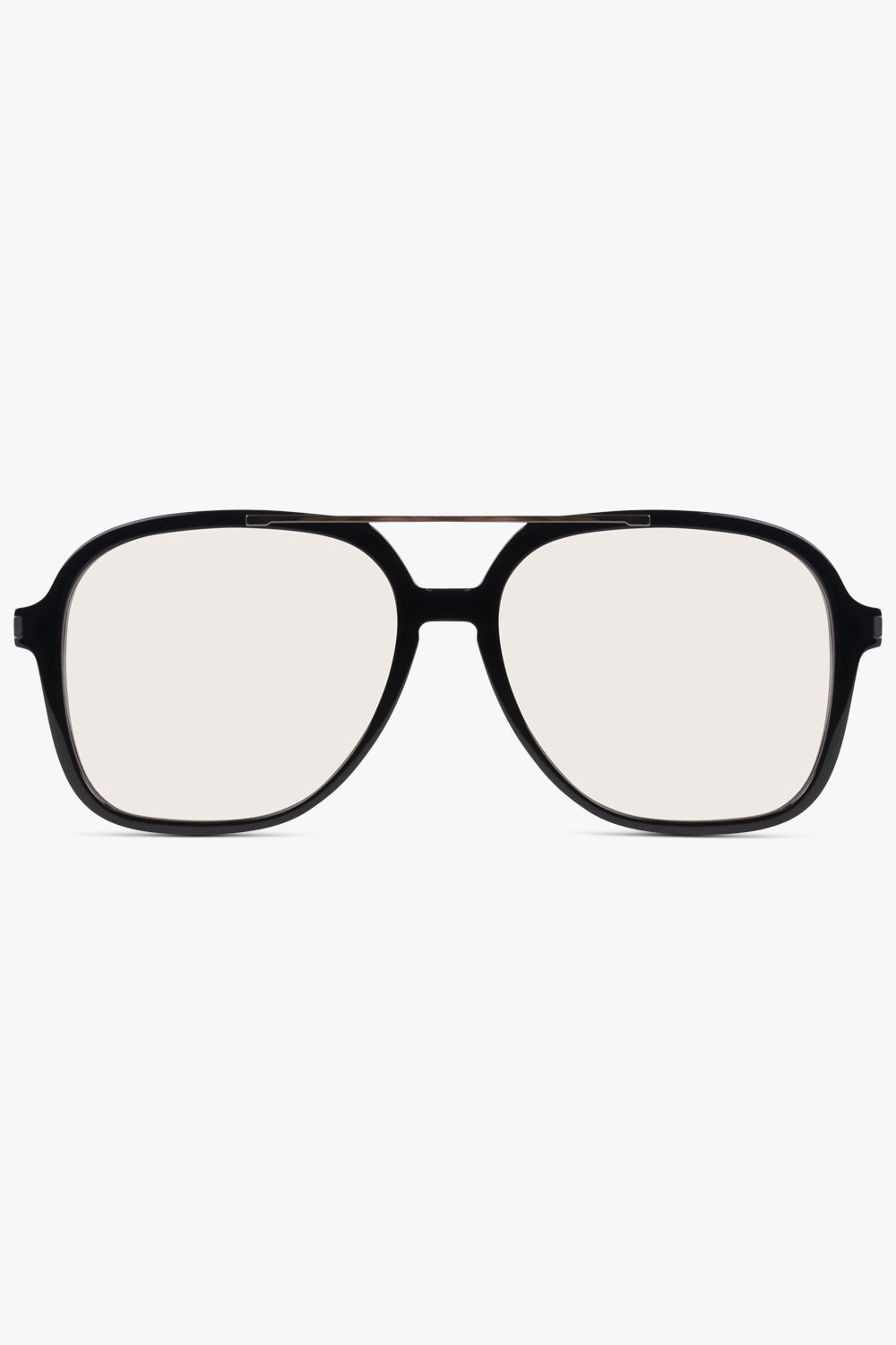 SL 545 ROUND AVIATOR SUNGLASSES | BLACK - 1