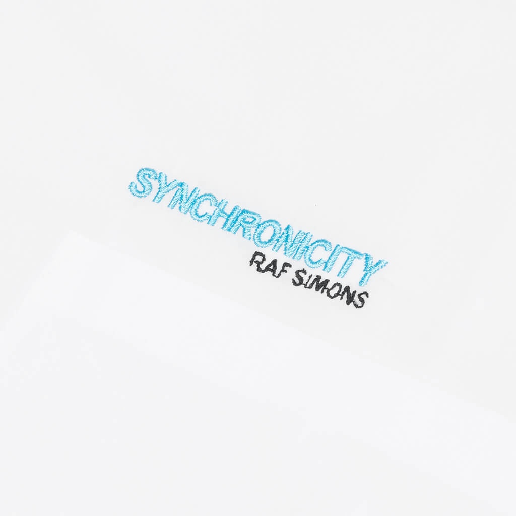RAF SIMONS EXTREMELY BIG SYNCHRONICITY SHIRT - WHITE - 3