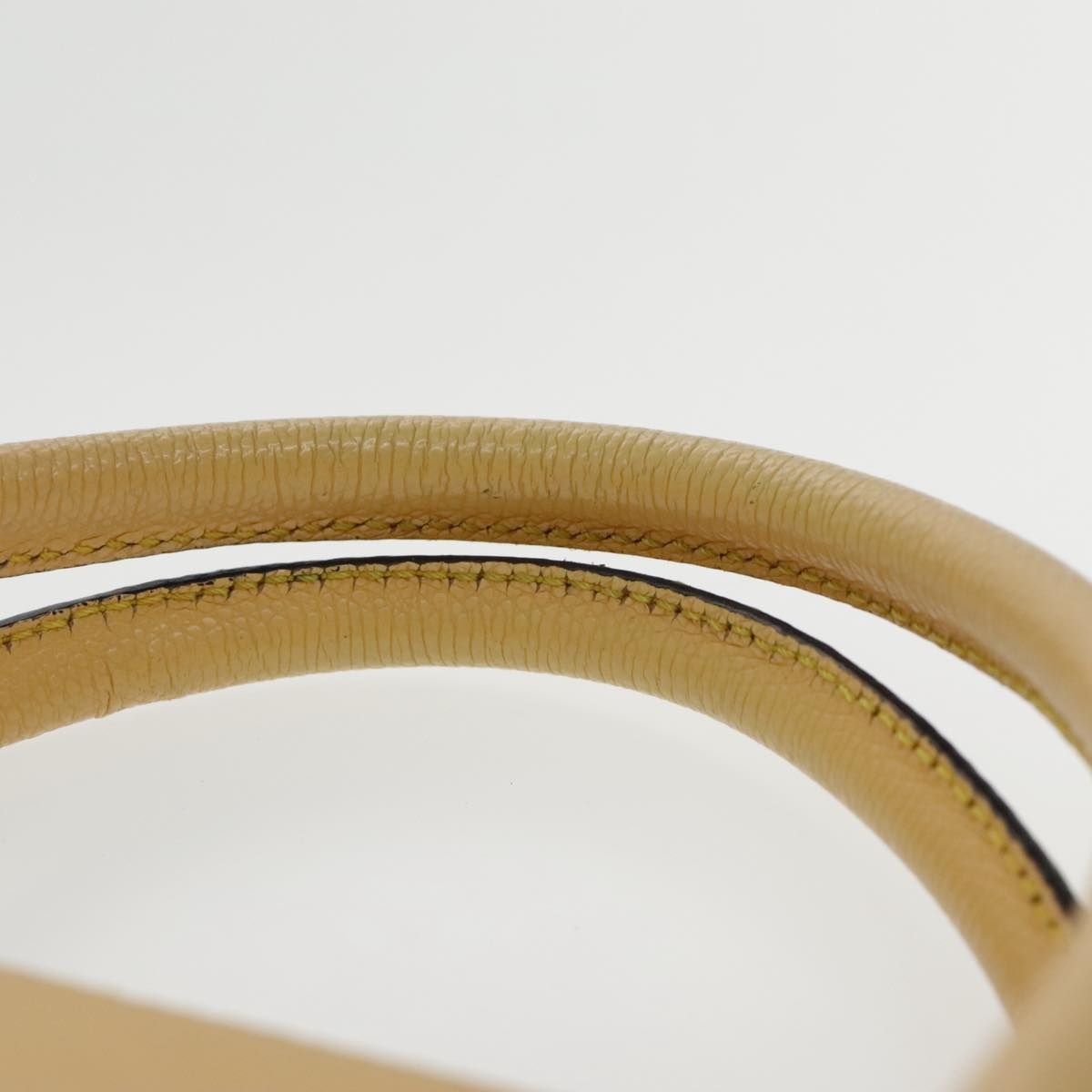 CELINE Hand Bag Leather Yellow Gold - 8