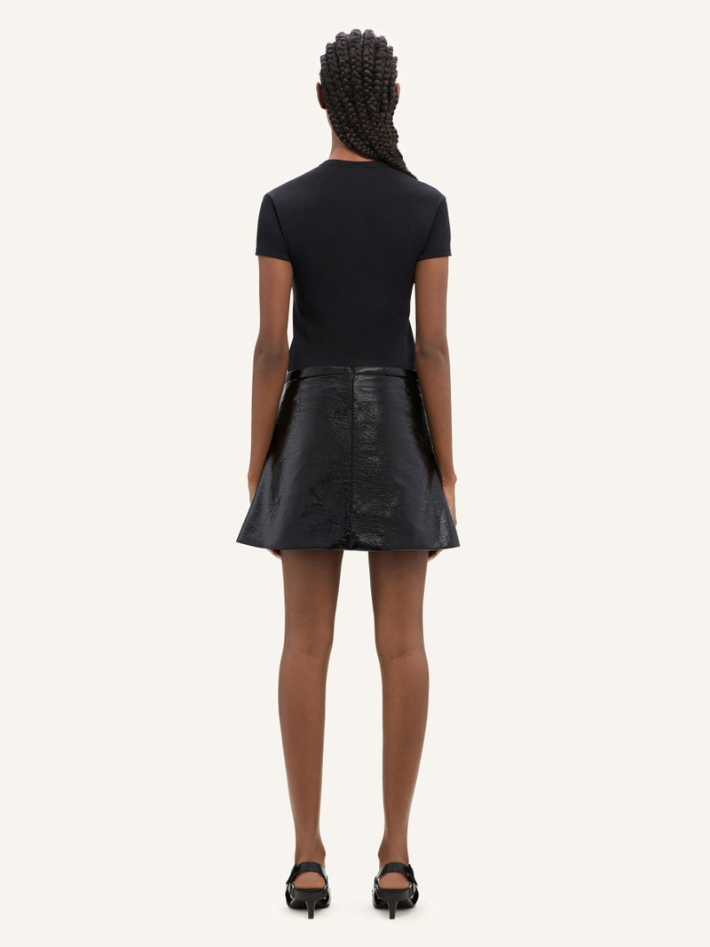 HERITAGE VINYL MINI SKIRT 4