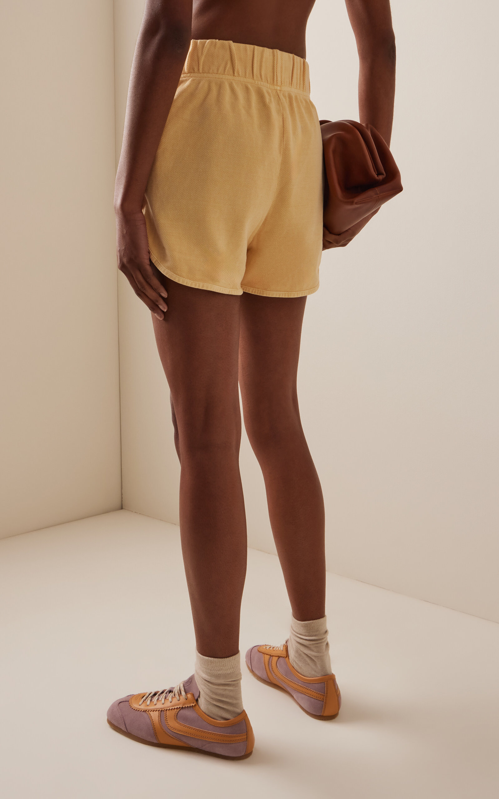 Serena Cotton Shorts yellow - 4