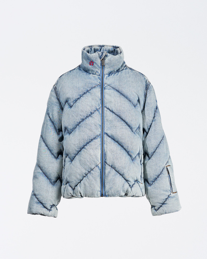 Denim Puffer Jacket 1