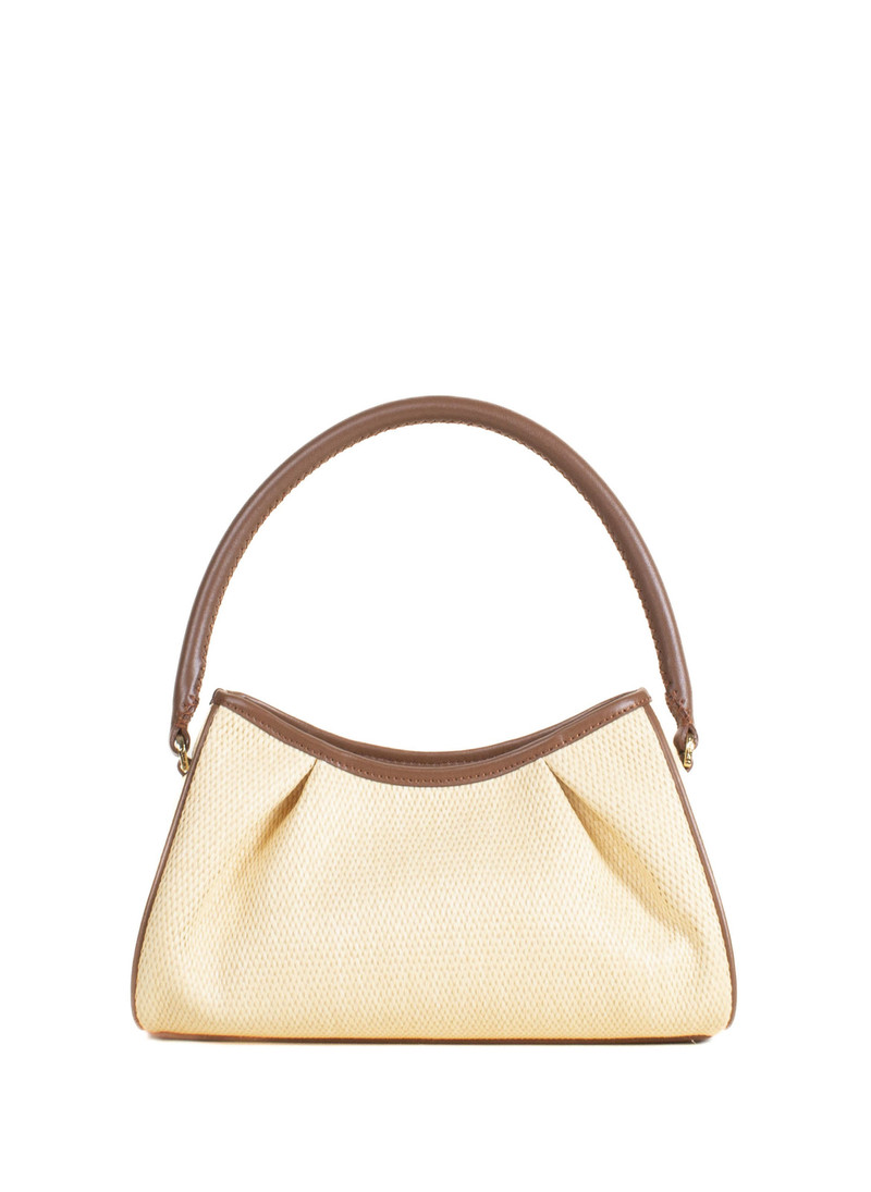 Dimple Raffia/Leather Natural/Cognac 1