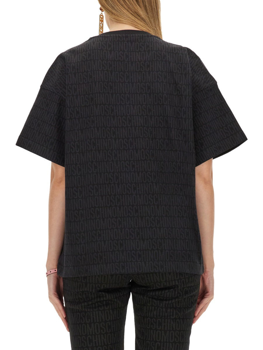 Moschino Women T-Shirt With Logo - 3