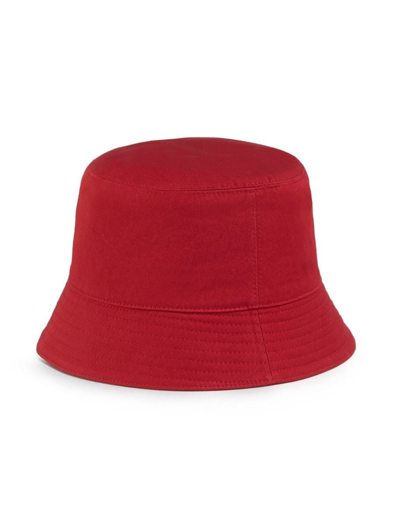 Marni logo-embroidered cotton bucket hat outlook
