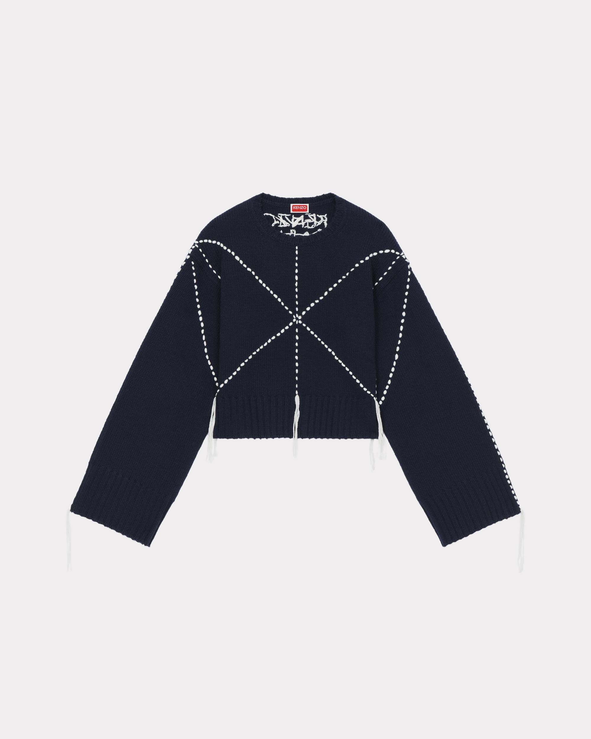'KENZO Sashiko Stitch' embroidered jumper - 1