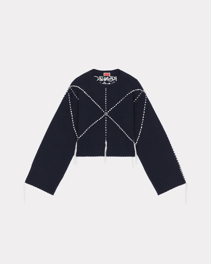 'KENZO Sashiko Stitch' embroidered jumper - 1