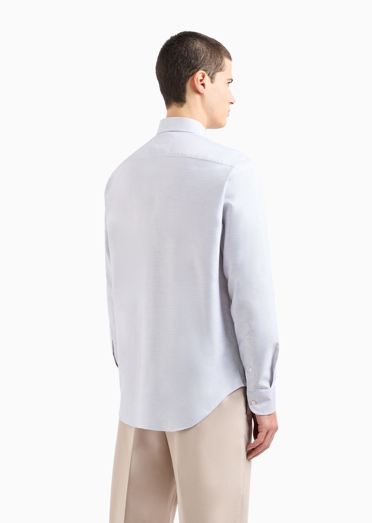 ASV modern-fit, organic micro armure twill shirt - 3