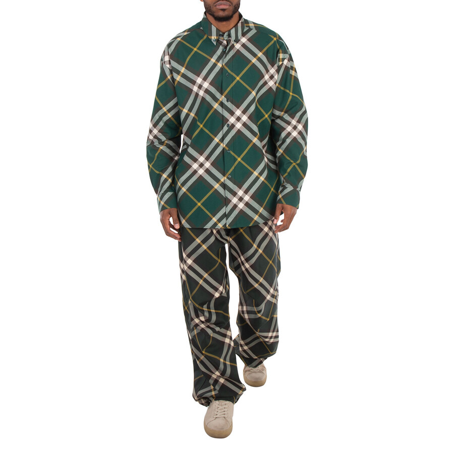 Burberry Ekd-Embroidered Check Cotton Shirt - 6