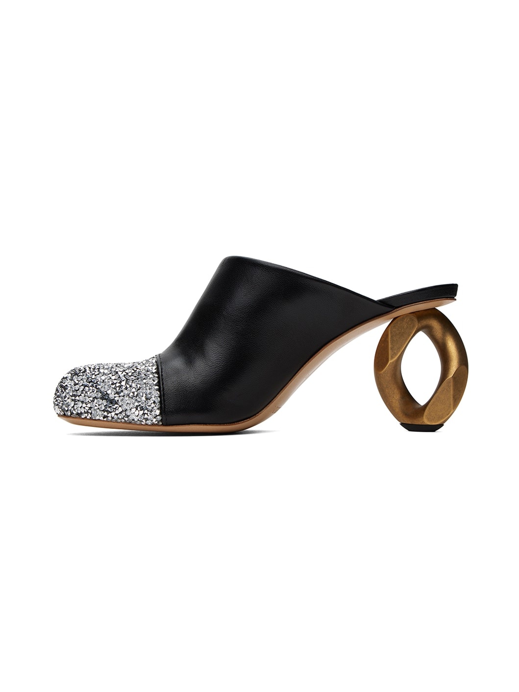 Black Chain Mules - 3