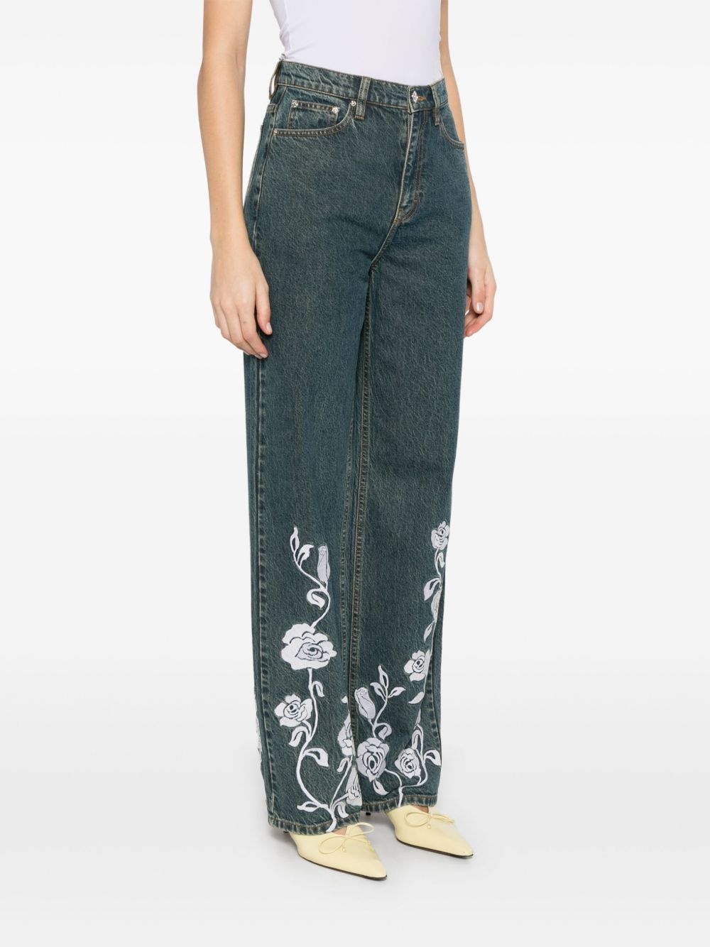 straight-leg jeans - 3