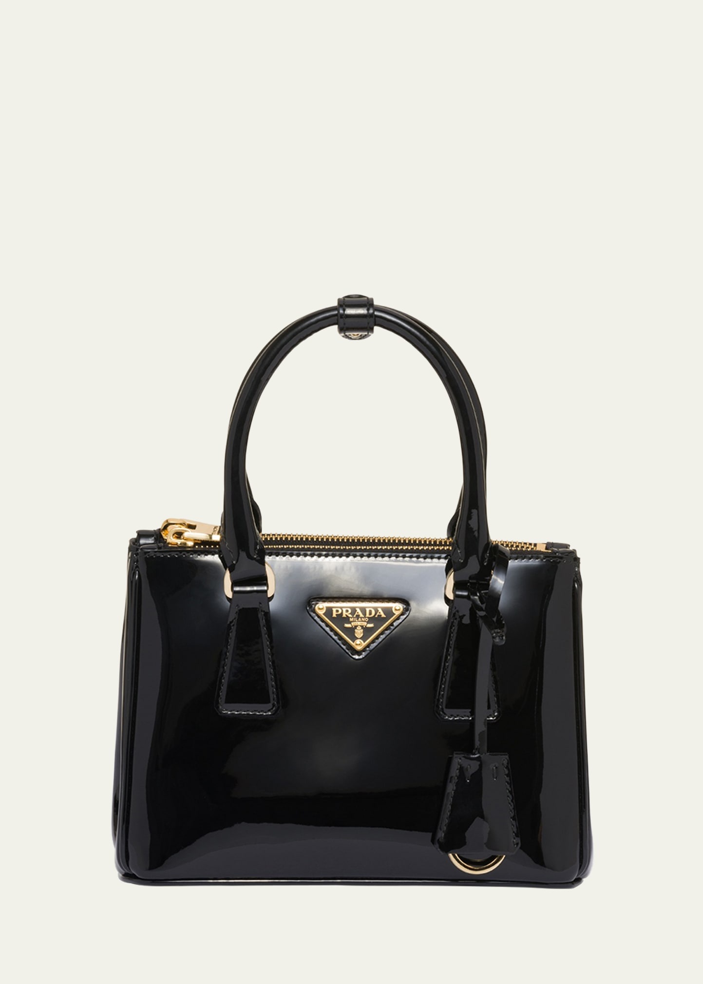 Galleria Mini Patent Top-Handle Bag - 1