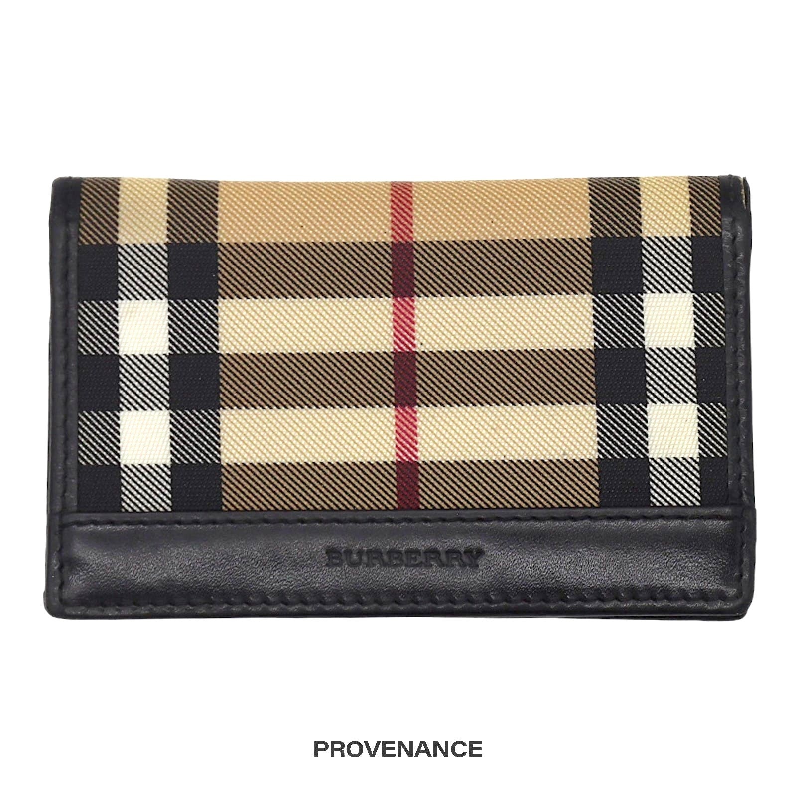 Burberry Burberry ID Pocket Organizer Wallet Nova Check provenance REVERSIBLE