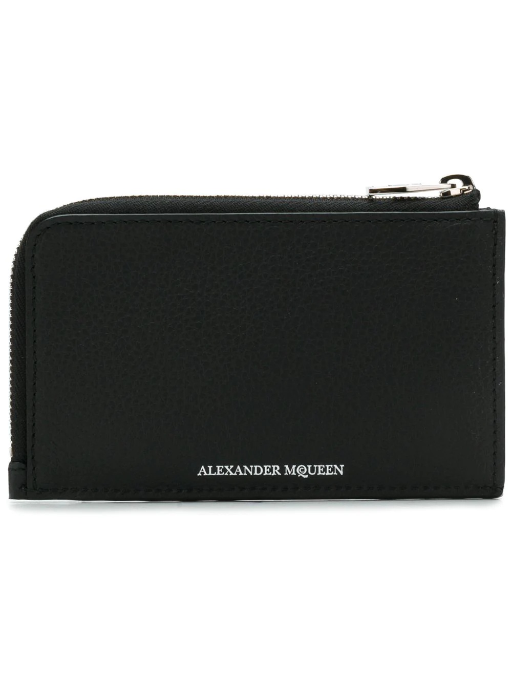 logo-print zip-around wallet - 1